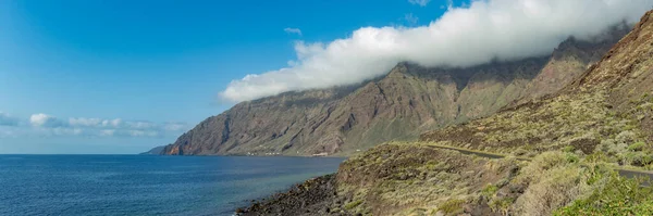 Bredvinkelpanorama Naturstrand Las Playas Mycket Populär För Turister Och Lokalbefolkningen — Stockfoto