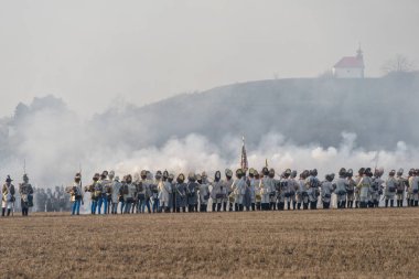 Canlandırma üç İmparator Muharebesi.