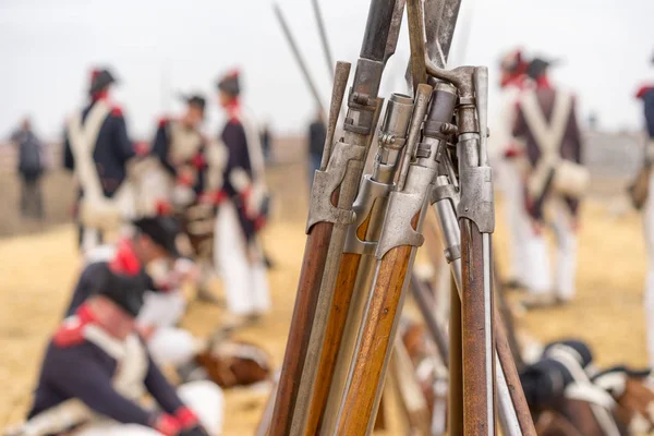 Detail der Armeeausrüstung Napoleons. — Stockfoto