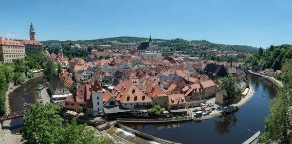 Panorama von cesky krumlov. — Stockfoto