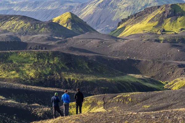 En un sendero de Laugavegur . — Foto de Stock