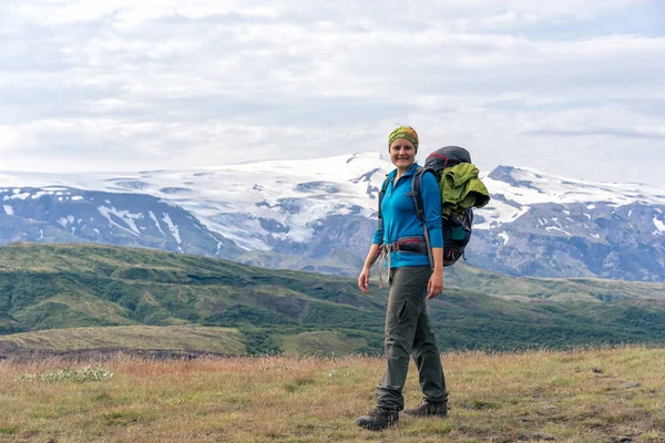 Yürüyüş Thorsmork Milli Parkı'nda.