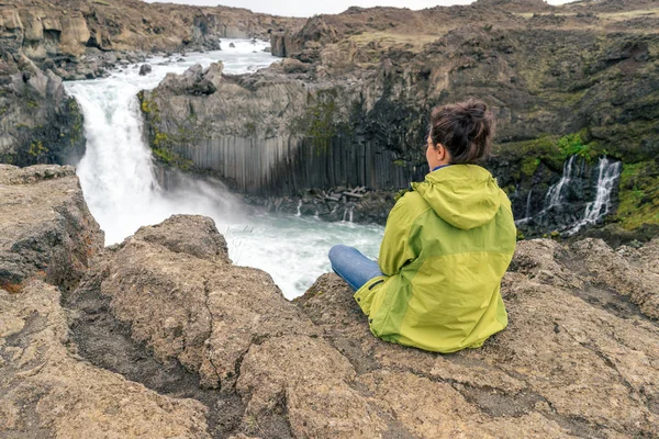 aldeyjarfoss şelale, İzlanda.