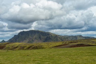 dramatik İzlanda manzara