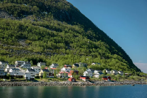 Pueblo típico de Noruega . — Foto de Stock