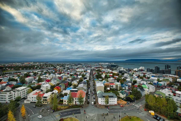 Reykjavik, İzlanda sermaye şehir doğal görünümünü.