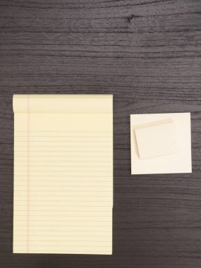 Masaüstü, not defteri, yapışkan notlar