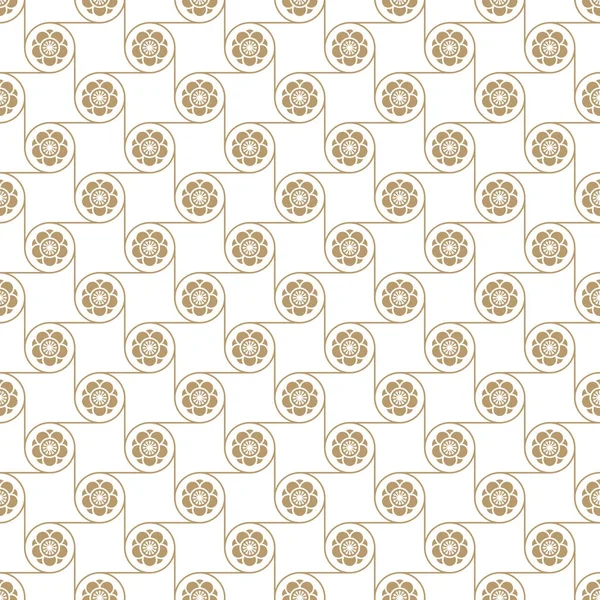 Vector inconsútil diseño de patrón geométrico tradicional japonés con flor symbols.design para textiles, embalaje, cubiertas — Archivo Imágenes Vectoriales