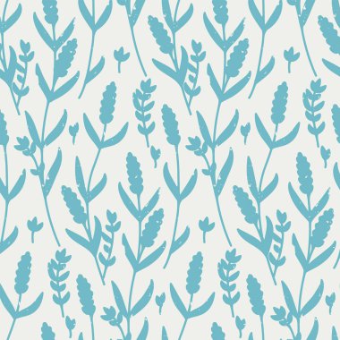 Lavantalı lavantalı kusursuz vektör retro deseni