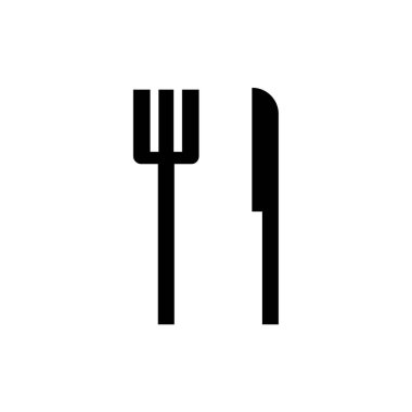 Restoran tabelası. Çatal ve bıçak işareti.