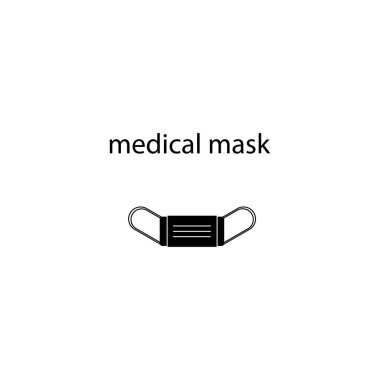 Salgın belirtilerinden dolayı tıbbi maske takılıyor. 
