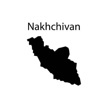 Azerbaycan Özerk Cumhuriyeti Nakhchivan Haritası 'nda on işaret var
