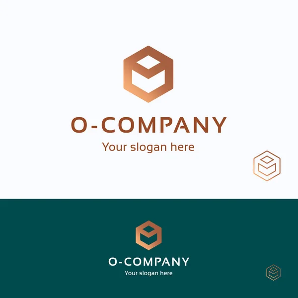 O le logo entreprise — Image vectorielle