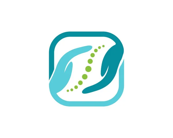 Logo per la cura del dolore — Vettoriale Stock