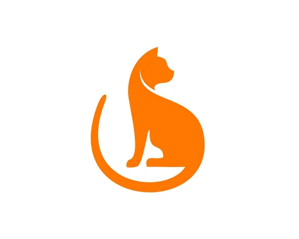 Katzenlogo-Vektor — Stockvektor