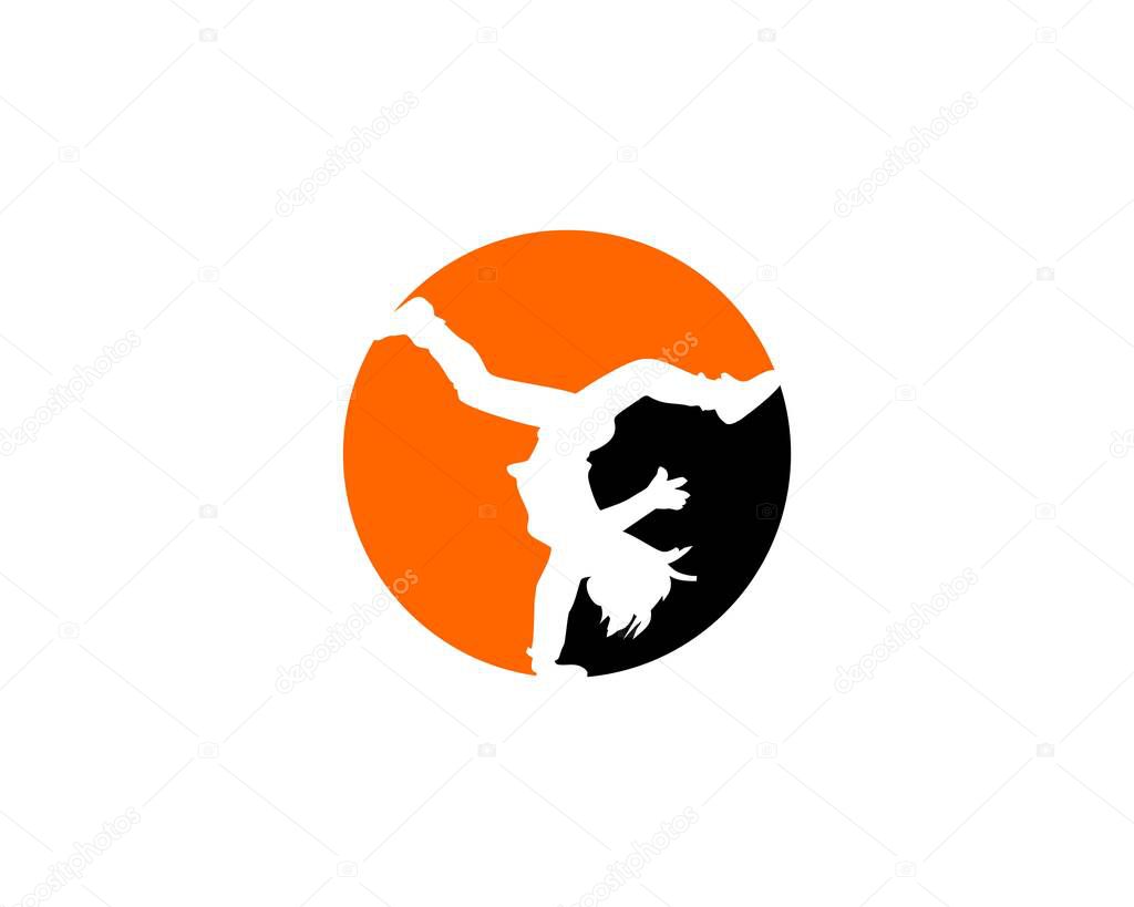 Dance Kids logo vector