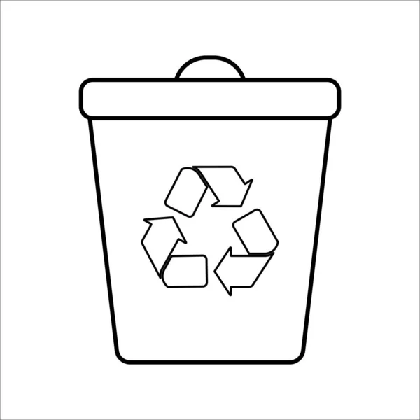 Rolling Plant Recycle Bin — Stock Photo © HitToon #4724977