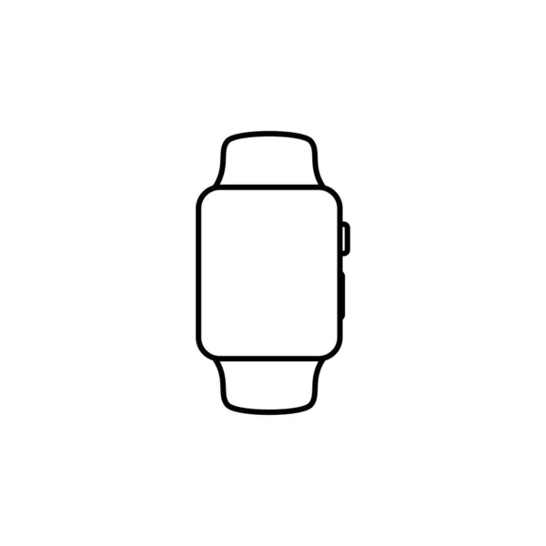 Montre intelligente dans un style moderne. fond blanc — Image vectorielle