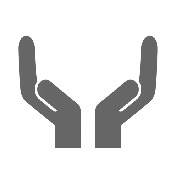 Handverzorging geïsoleerd pictogram witte achtergrond vector — Stockvector