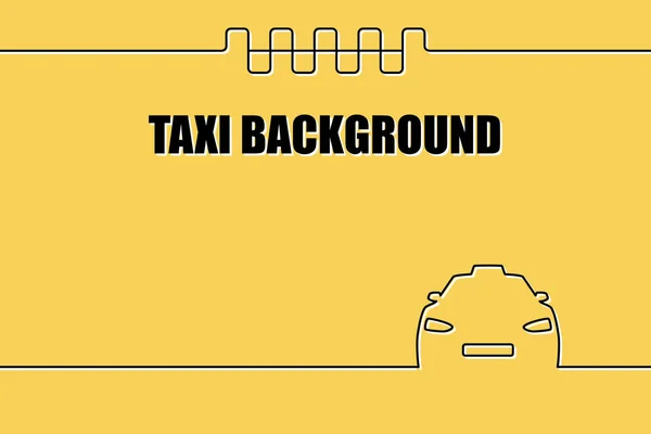 Taxi cab mobile order service concept vector — Stock Vector