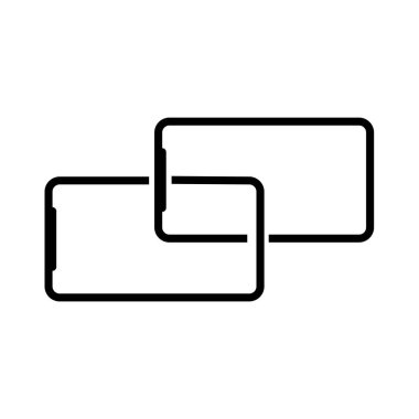 cep telefonu bağlantısı kavramı izole edilmiş hisse vektörü