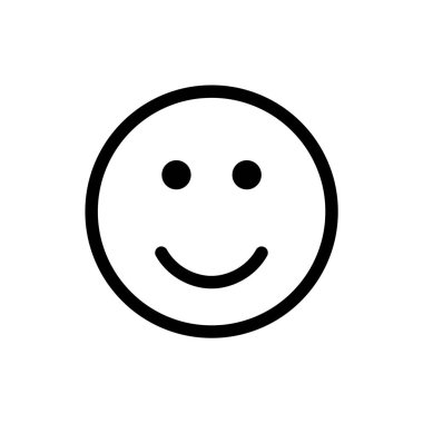 smiley happy face smile icon isolated vector