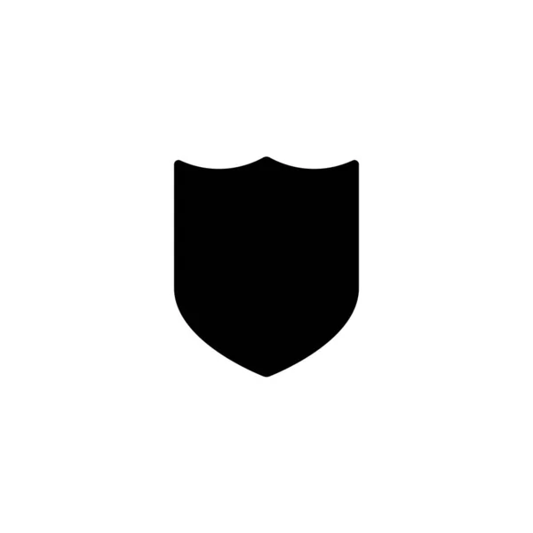 Escudo ícone fundo branco isolado vetor de estoque — Vetor de Stock
