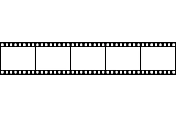Retro Picture Tape Film Camera Cinema Filmstrip Vector — Stock Vector
