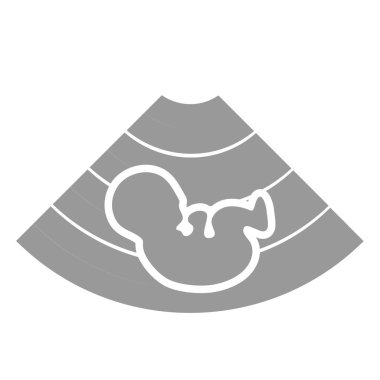 bebek yankı sesi izole edilmiş beyaz arkaplan vektör çizimi