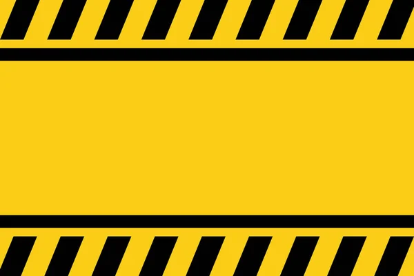 Caution Tape Yellow Background Construction Danger Vector Illustration — Stock Vector