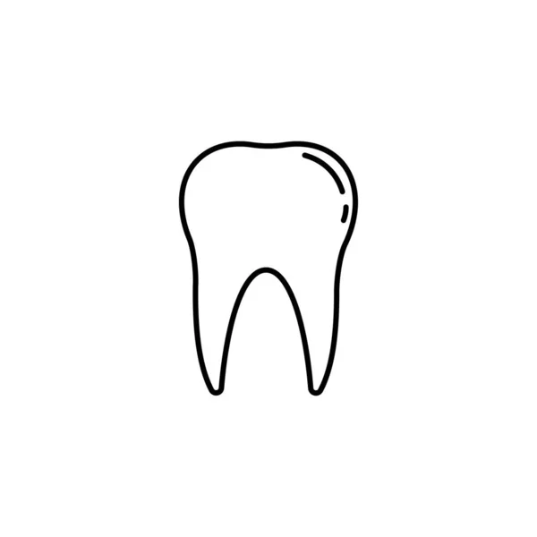 Diente Icono Dent Sonrisa Dientes Logo Vector Ilustración — Vector de stock