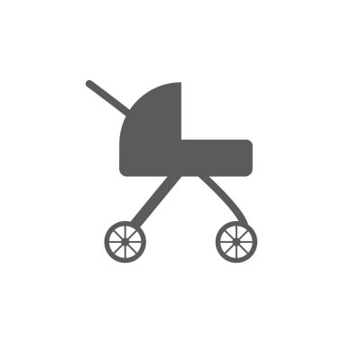 bebek arabası ikon taşıyıcı bebek arabasını izole etti