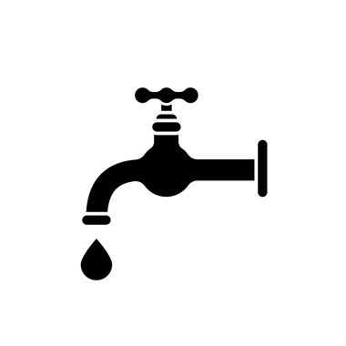 su musluğu simgesi musluk damlası boru vektörü