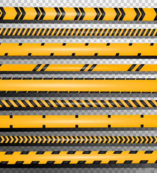 Black and yellow line striped. 