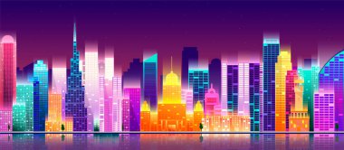 modern şehir silüeti