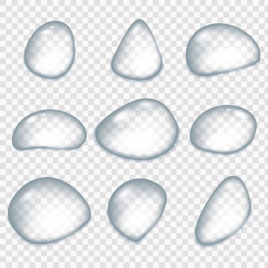 Su damlaları. Taze su.