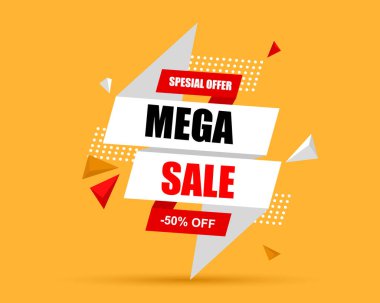 Mega satış afişi