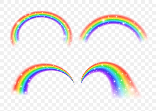 Icono arco iris de cuento de hadas — Vector de stock
