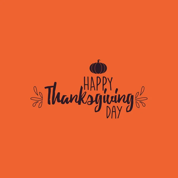 Happy Thanksgiving Day — Stock Vector