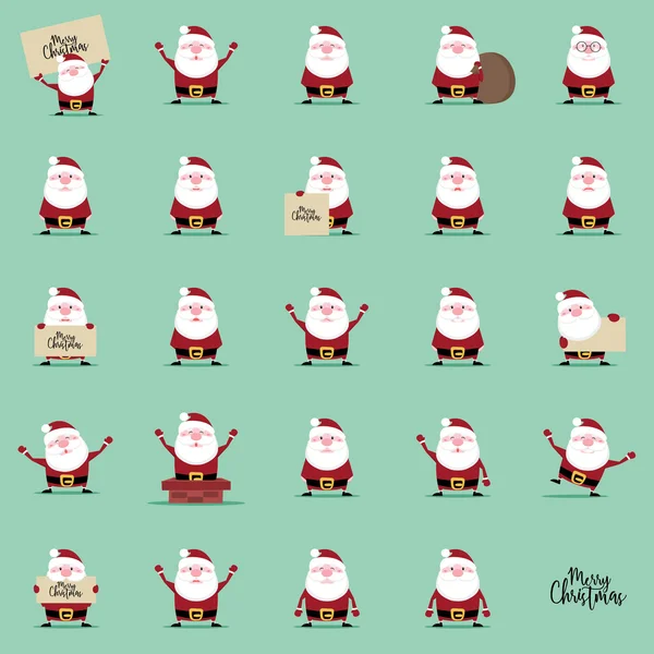 Lindo Santa Claus — Vector de stock