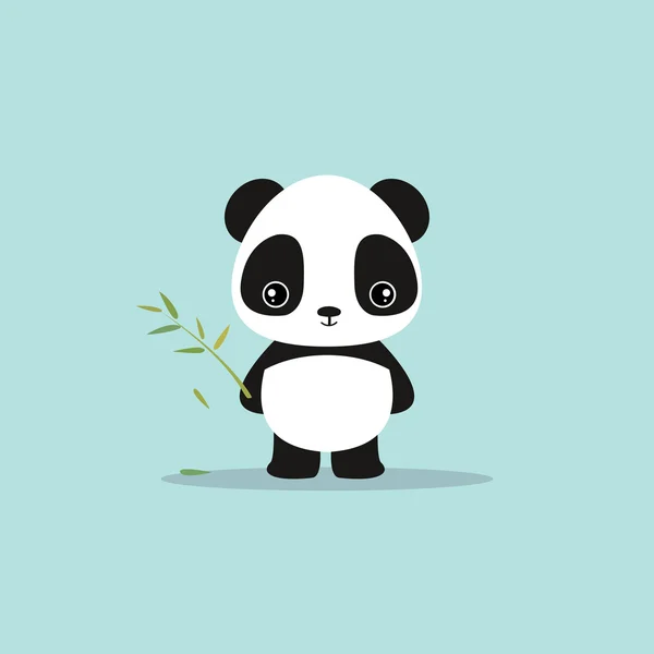 Абстрактная милая панда — стоковый вектор