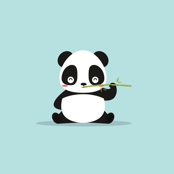 Abstracte schattige panda — Stockvector