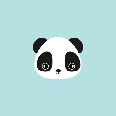 Sevimli panda yüz