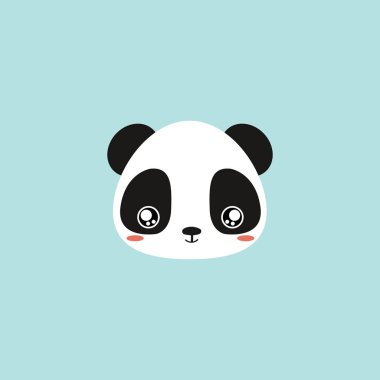 Sevimli panda yüz