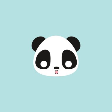 Sevimli panda yüz