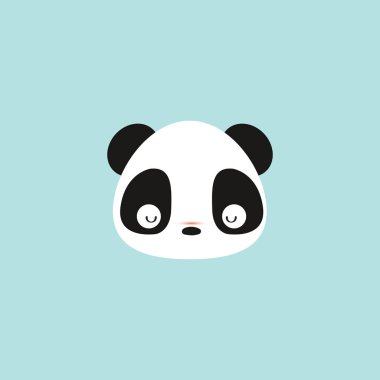Sevimli panda yüz
