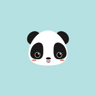 Sevimli panda yüz
