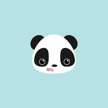Sevimli panda yüz