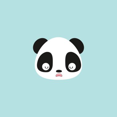 Sevimli panda yüz