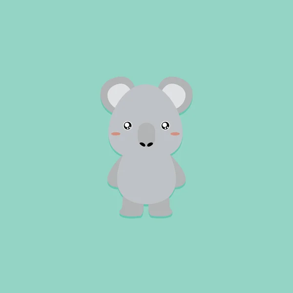 Mignon dessin animé koala — Image vectorielle